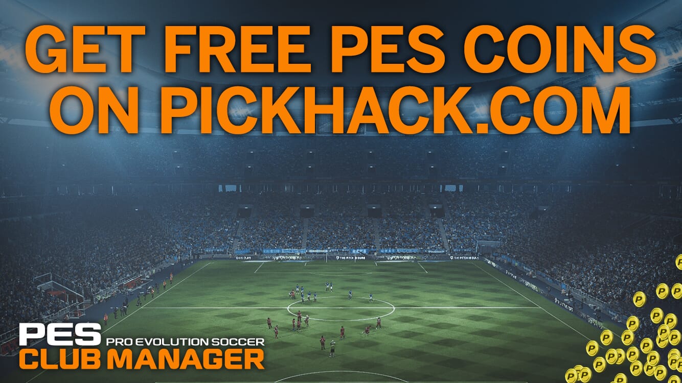 Image currently unavailable. Go to www.generator.pickhack.com and choose Pro Evolution Soccer Club Manager image, you will be redirect to Pro Evolution Soccer Club Manager Generator site.